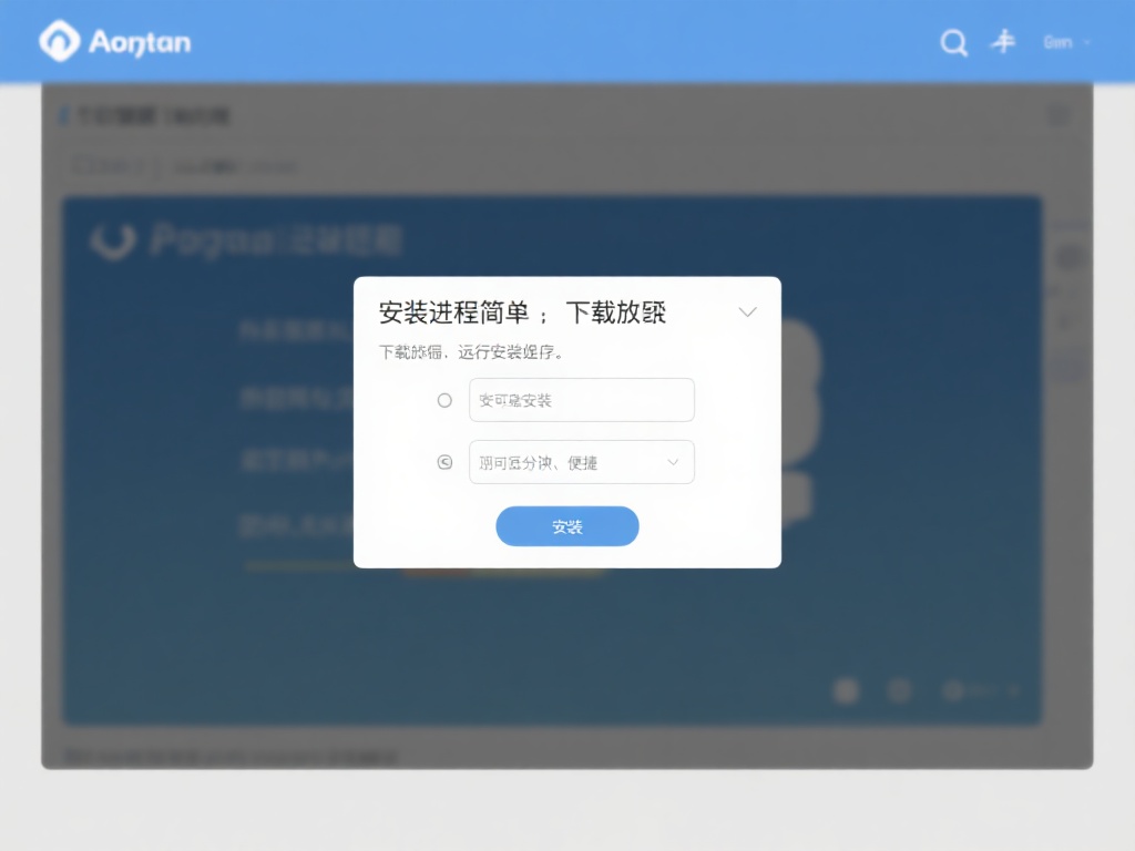 安装过程简单：下载完成后，运行安装程序。安装界面简