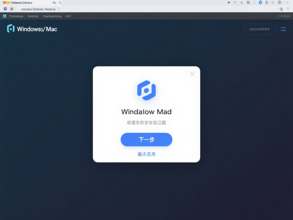 Windows或Mac端：双击安装包，弹出安装向导
